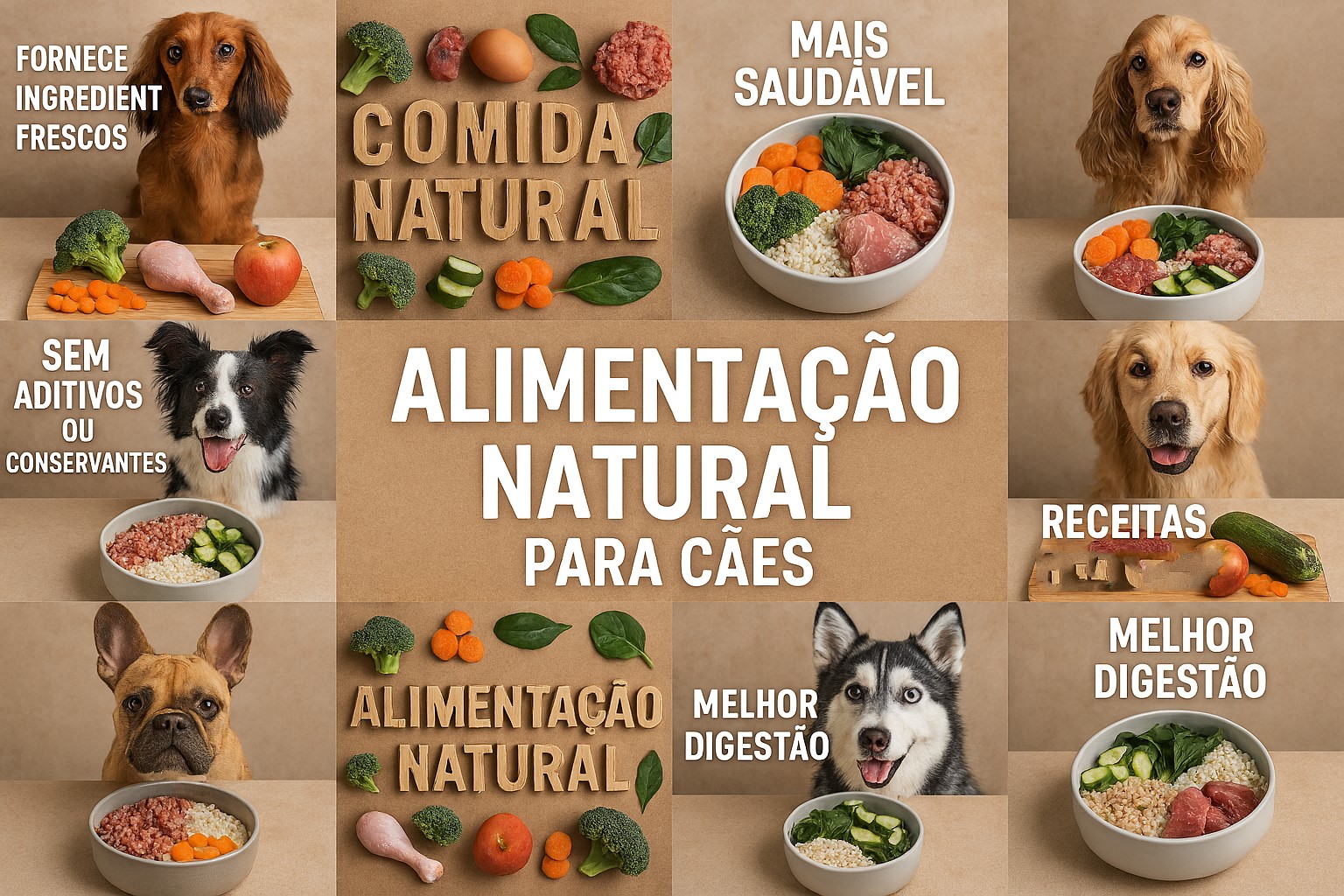Alimentação Natural para Cães